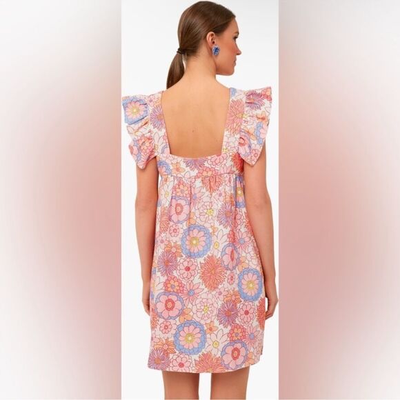 Tuckernuck x Cameran Eubanks Wimberly Folly Floral Hazel Linen Dress Size Large - Picture 4 of 16